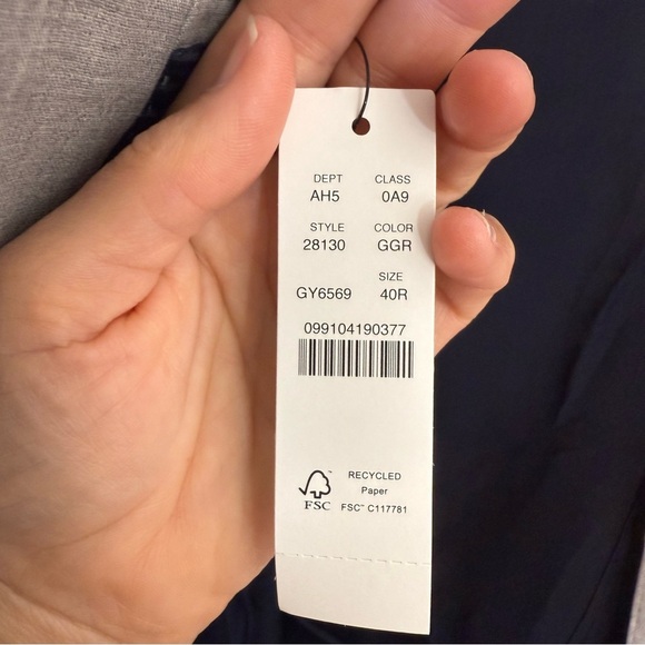 J.Crew Ludlow Light Gray Loro Piana Super 120’s Wool Suit Jacket size 40R NWT - Picture 9 of 12